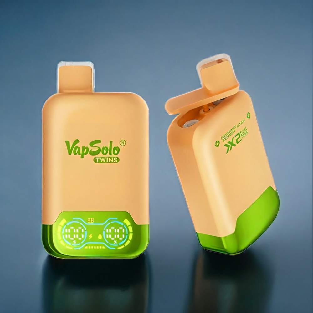 Suomi tukku Vapsolo Twins 20000 Puffs Vape 40ml 2-tankki Type-C Appelsiini Mango Vesimeloni & Red Bull