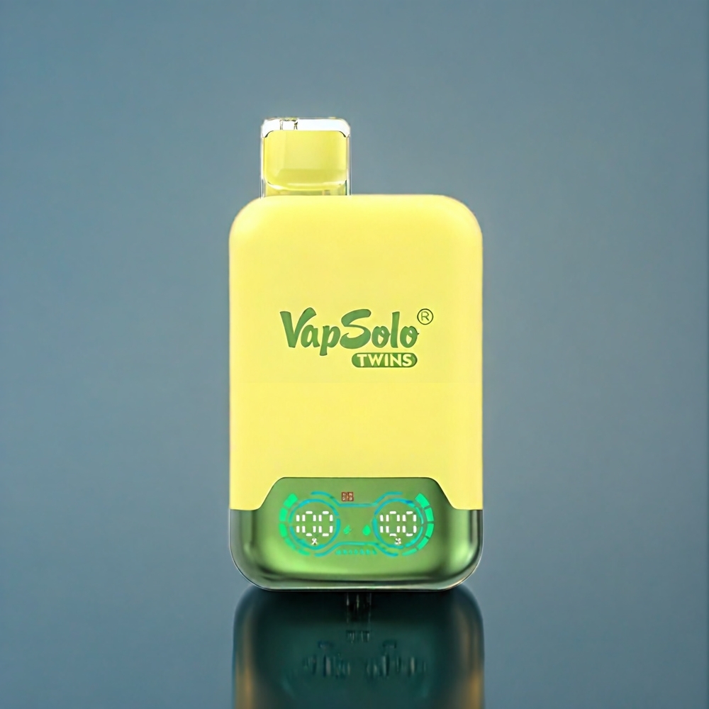 Suomi tukku - Vapsolo Twins 20000 Puffs Vape Ananas-Kookos & Vesimeloni Ice - 40ml, Type-C, 2 Öljytankkia