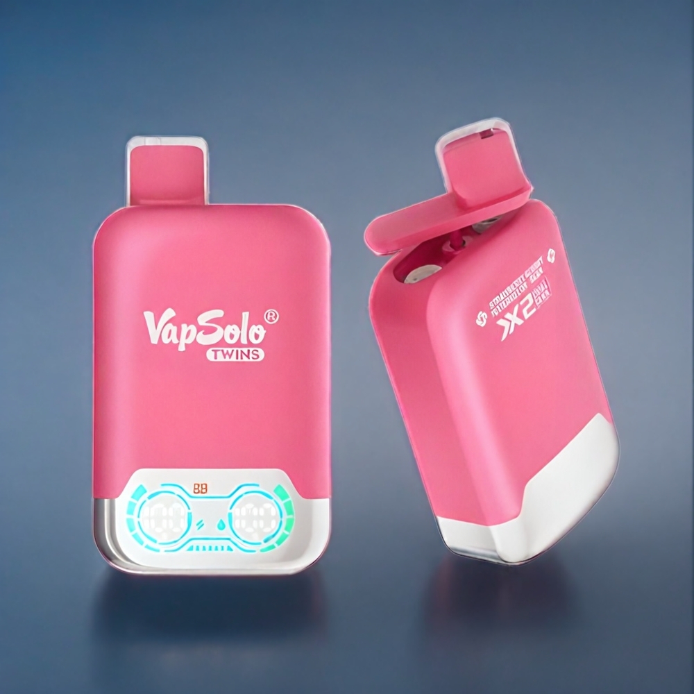 Vapsolo Twins 20000 Puffs 40ml Suomi tukku – Mansikka-Arbuusi & Karkkikarhu