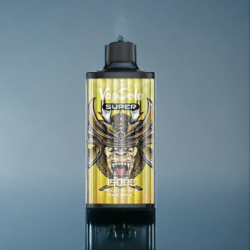 Suomi tukku Vapsolo Super 15000 Puffs Mesh Coil Type-C 40ml E-Liquid Peach Mango Pineapple (20 mg/ml, 50 mg/ml)