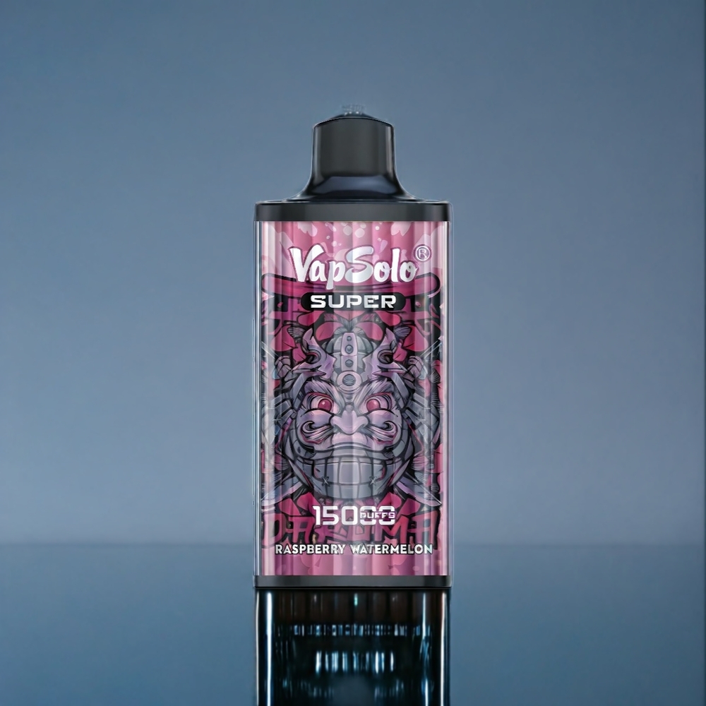 Suomi tukku Vapsolo Super 15000 Puffs Vape 40ml Vadelma-Arbuusi 850mAh Type-C