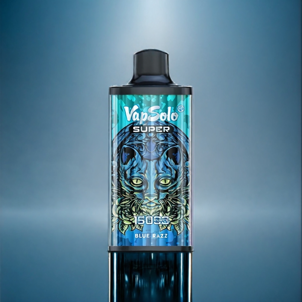 Suomi tukku Vapsolo Super 15000 Puffs Vape Sininen Vadelma 40ml 850mAh Type-C