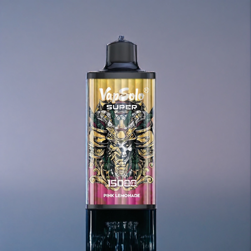 Vapsolo Super 15000 Puffs 850mAh Mesh Coil Suomi Tukku Super Pink Lemonade 40ml Type-C