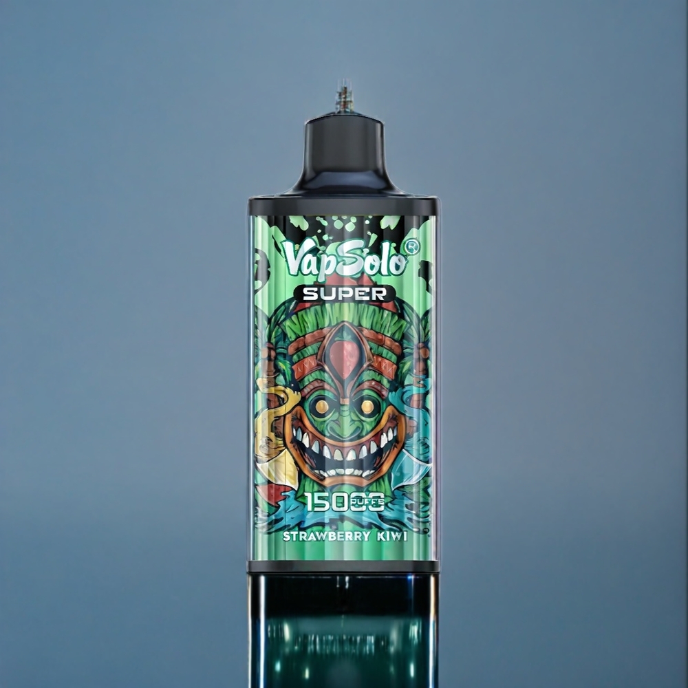 Vapsolo Super 15000 Puffs Suomi tukku 40ml Strawberry Kiwi Mesh Coil Type-C
