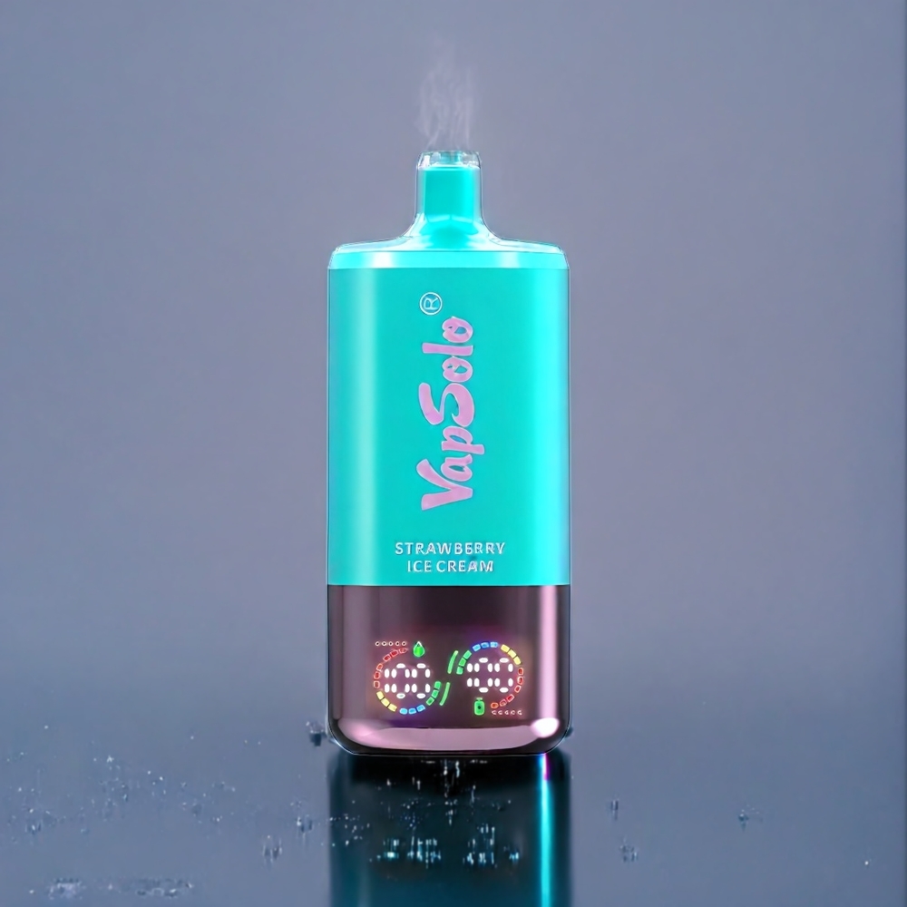 Suomi tukku VapSolo Tripe 30000 Puffs Mansikkajäätelö 40ml Type-C