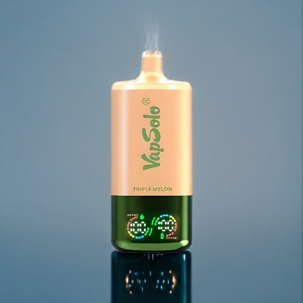 Suomi tukku VapSolo Tripe 30000 Puffs Triple Melon 40ml Type-C 3-tankki