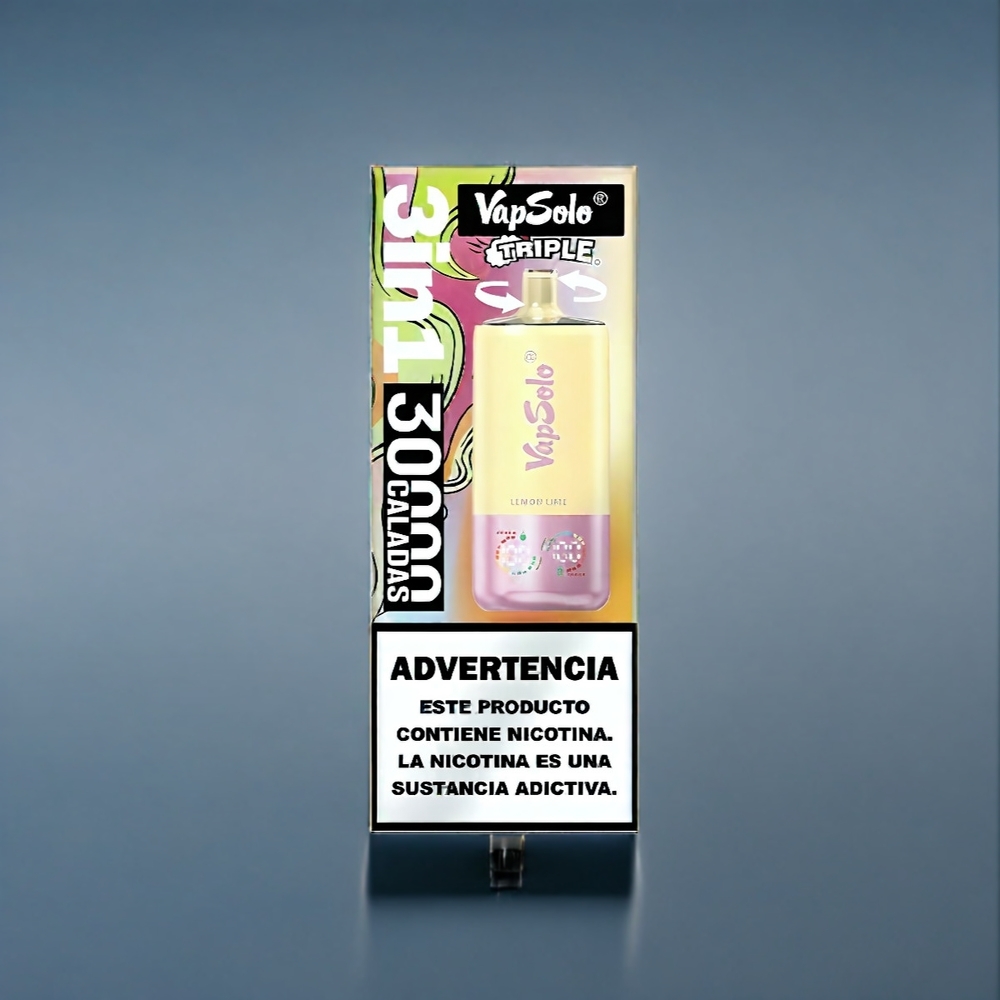 Suomi tukku VapSolo Tripe 30000 Puffs Vape Sitruuna-Lime 40ml Type-C