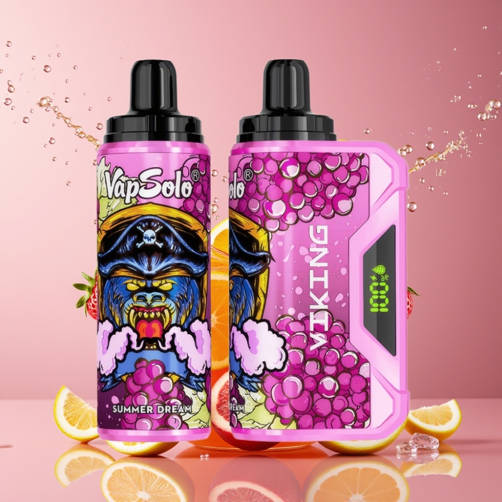 Suomi tukku - VapSolo VIKING 12000 Puffs Disposable Vape 22ml Type-C Kesä Uni (Summer Dream)