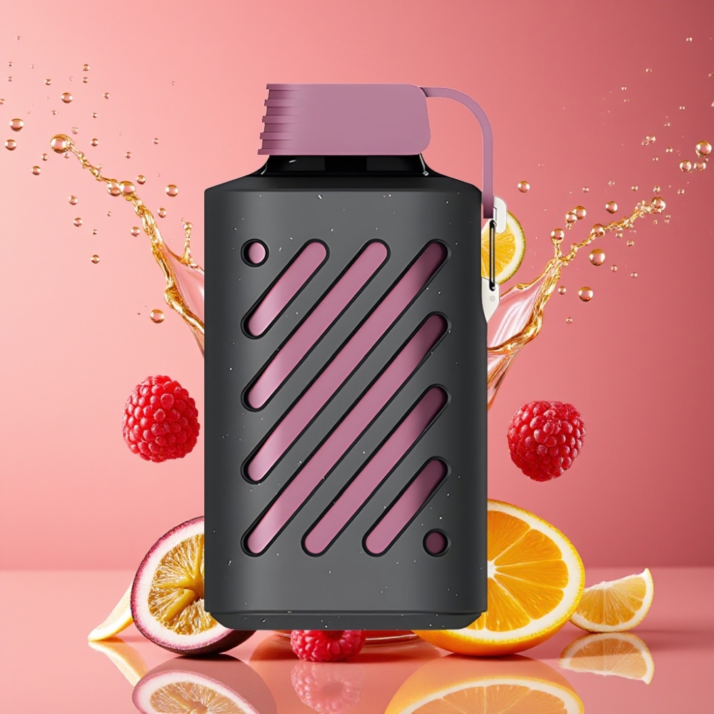 Suomi tukku VOZOL GEAR 10000 Disposable Vape 10000 Puffs 20ml E-liquid Passion Fruit Raspberry Tangerine (Passionhedelmä Vadelma Mandariini)