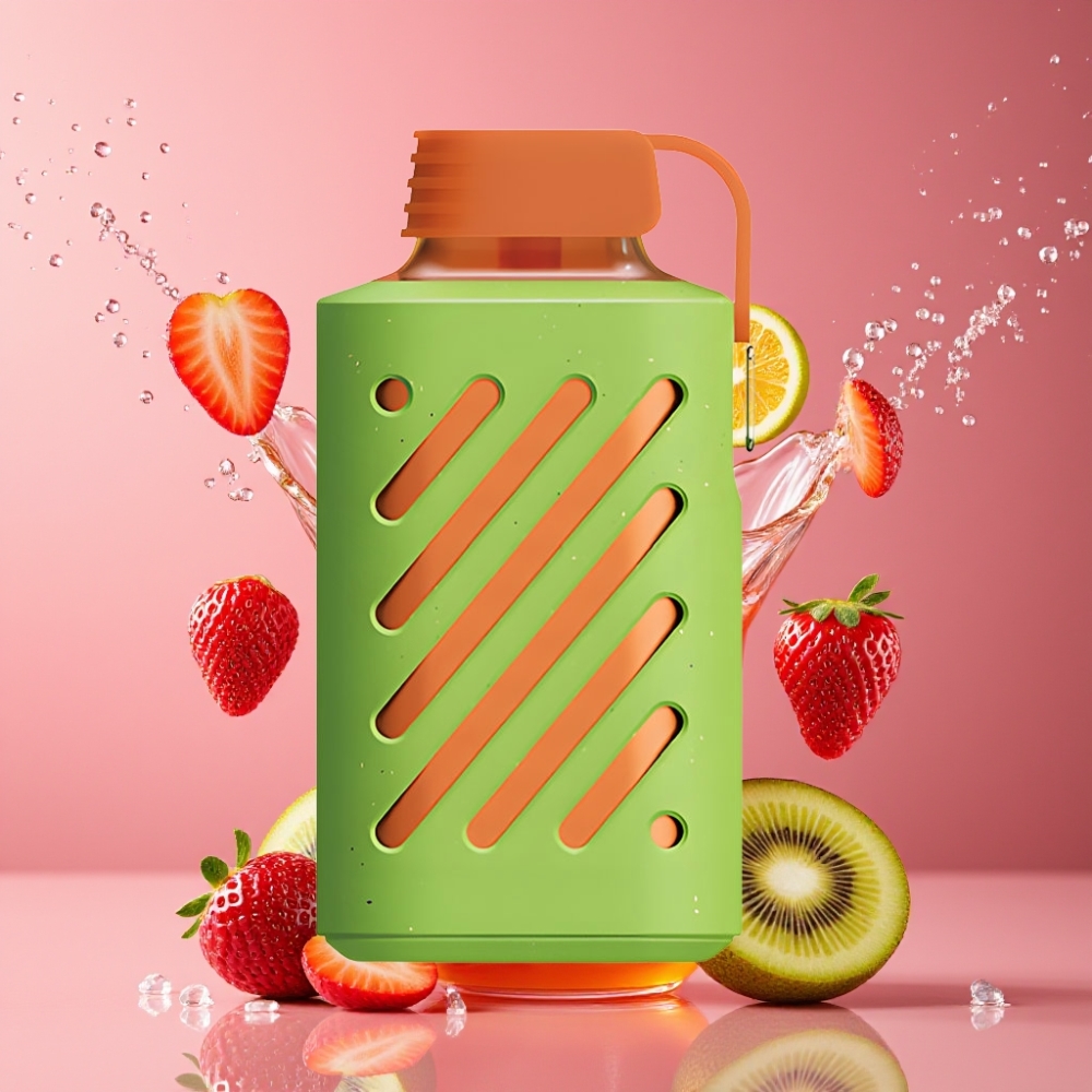 Suomi tukku VOZOL GEAR 10000 Disposable Vape 10000 Puffs, 30 Makua, Mansikka-Kiivi, VAMT Mesh Coil, 20ml E-liquid