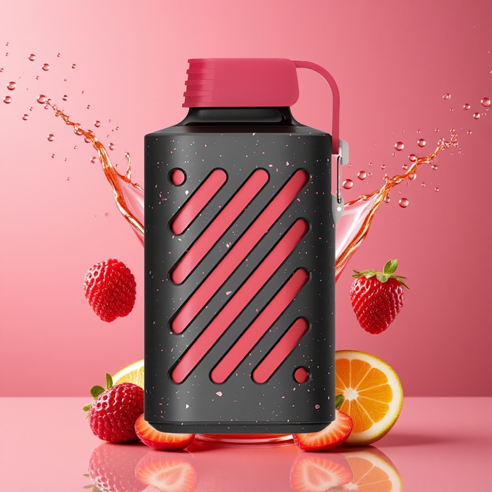 VOZOL GEAR 10000 Suomi Tukku - 10000 Puffia, Mansikka-Vadelma, 30 Makua, VAMT Mesh Coil, 20ml Nestemäärä