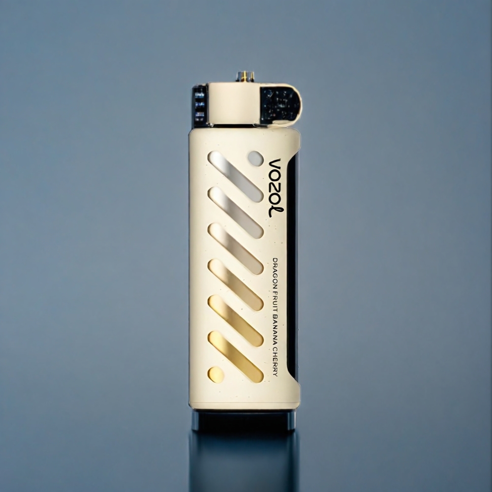 Suomi tukku VOZOL Gear Shisha 25000 Puffs - 30 Delicious Flavors, Dual Mesh Dual Modes, 1000mAh Battery, 3mg/ml & 5mg/ml Nikotiinia - Lohikäärmeenhedelmä, Banaani, Kirsikki