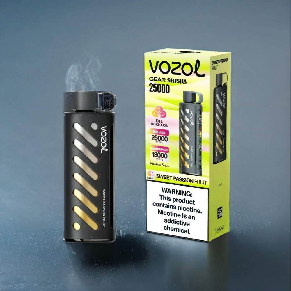 Suomi tukku VOZOL Gear Shisha 25000 Puffs 30 Maukasta Makua Dual Mesh - Makea Passiohedelmä