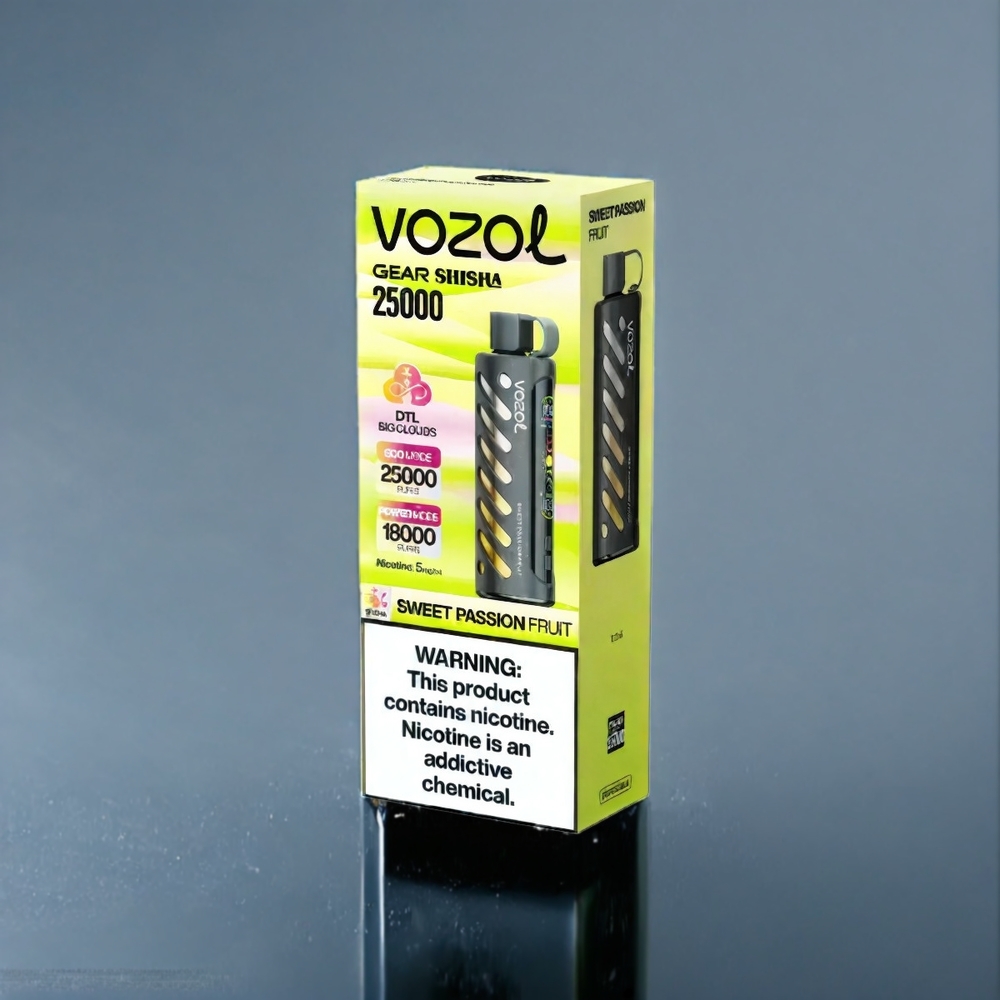 Suomi tukku VOZOL Gear Shisha 25000 Puffs 30 Maukasta Makua Dual Mesh - Makea Passiohedelmä