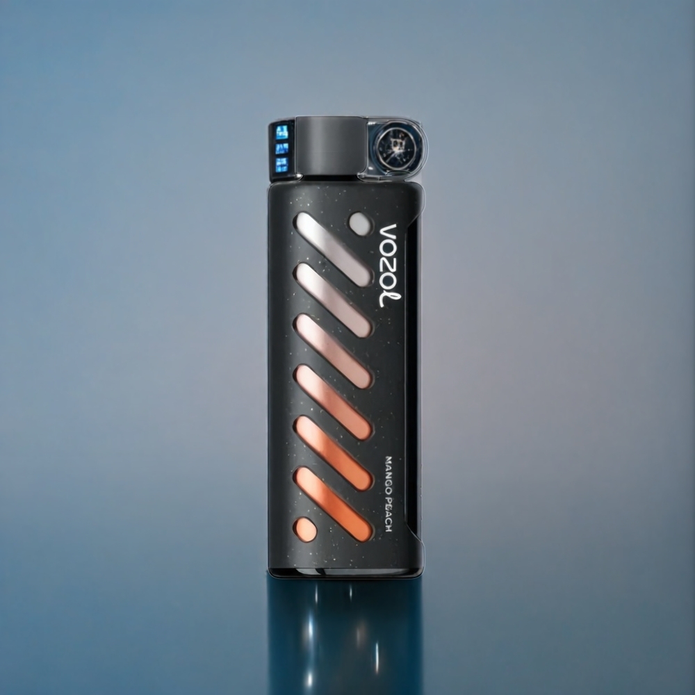 Suomi tukku VOZOL Gear Shisha 25000 Puffs Dual Mesh, Mango Peach, 1000mAh, 30 Flavors, S.i.L.C Tech