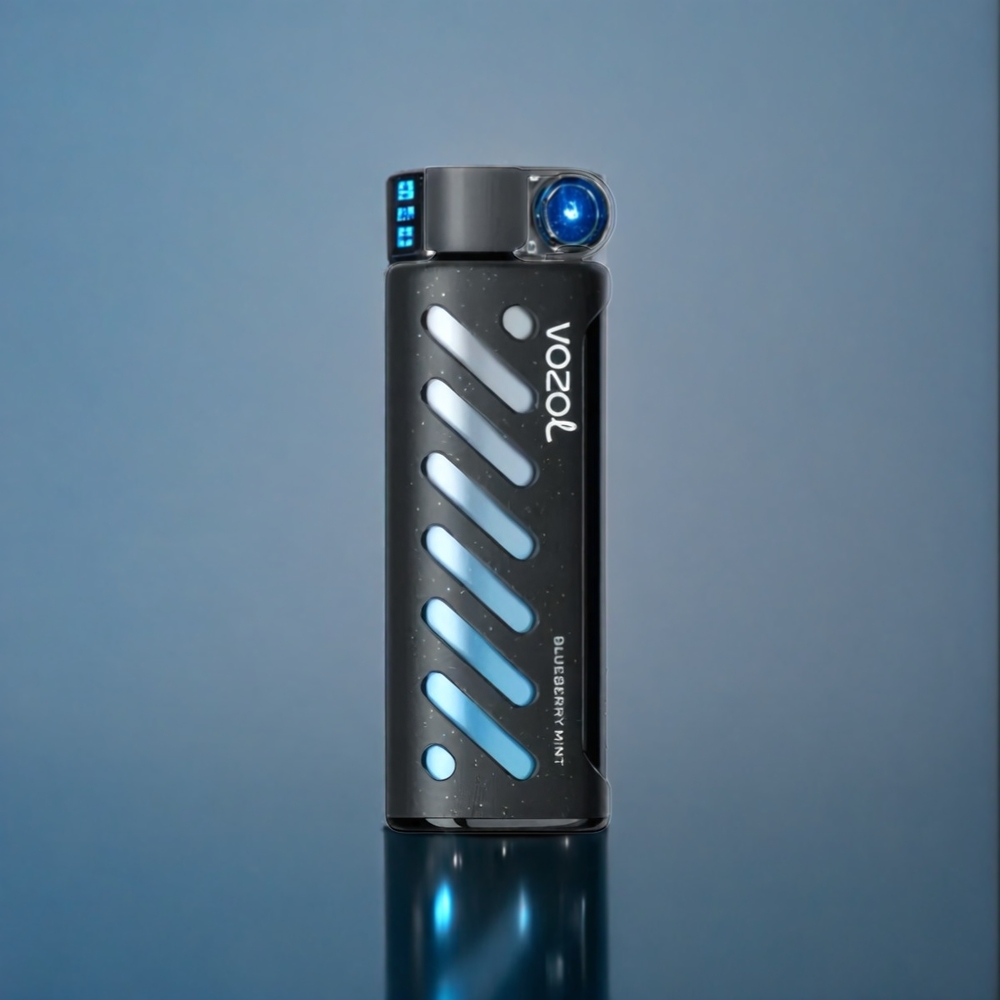Suomi tukku VOZOL Gear Shisha 25000 Puffs Mustikka Mint 30 Makua Dual Mesh 1000mAh