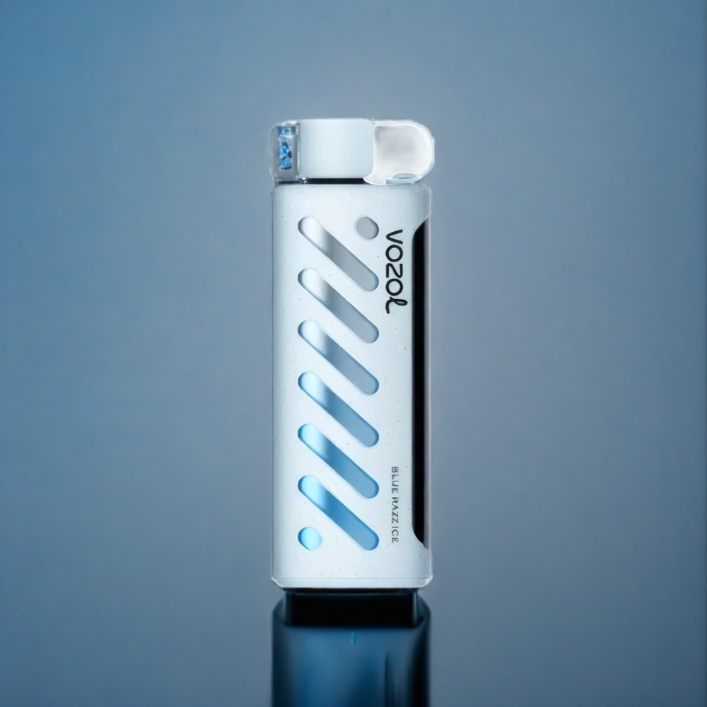 VOZOL Gear Shisha Suomi Tukku – 25000 Puffs, Dual Mesh Modes, Sininen Vadelma Jää (Blue Razz Ice), 30 Maukasta Makua, S.i.L.C Tech, 1000mAh
