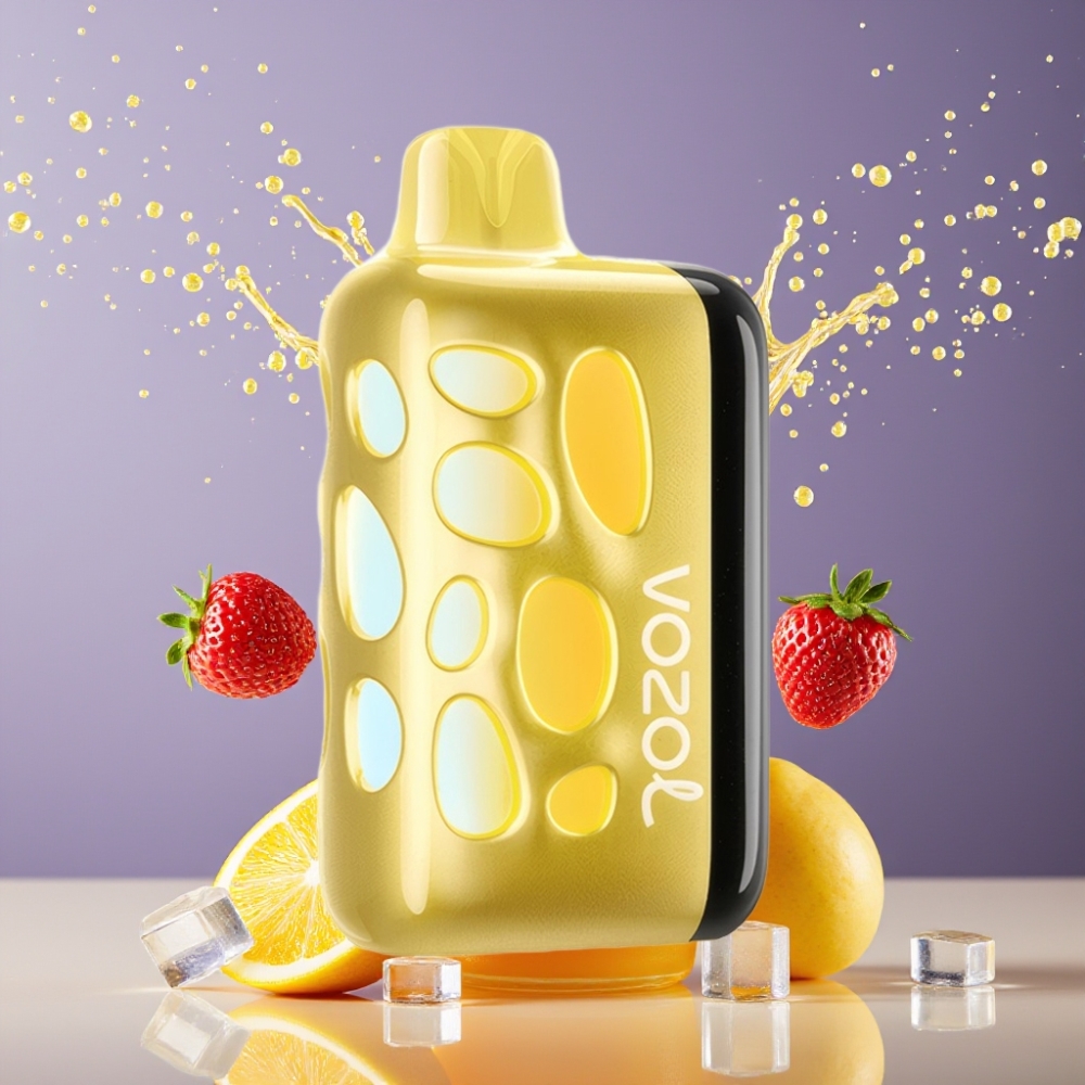 Suomi tukku VOZOL RAVE 40000 Disposable Vape Mango Ice - 1000mAh Akku, 20/50mg/ml Nikotiini, 270° Hehku Design, Beat-Synced Party Mode