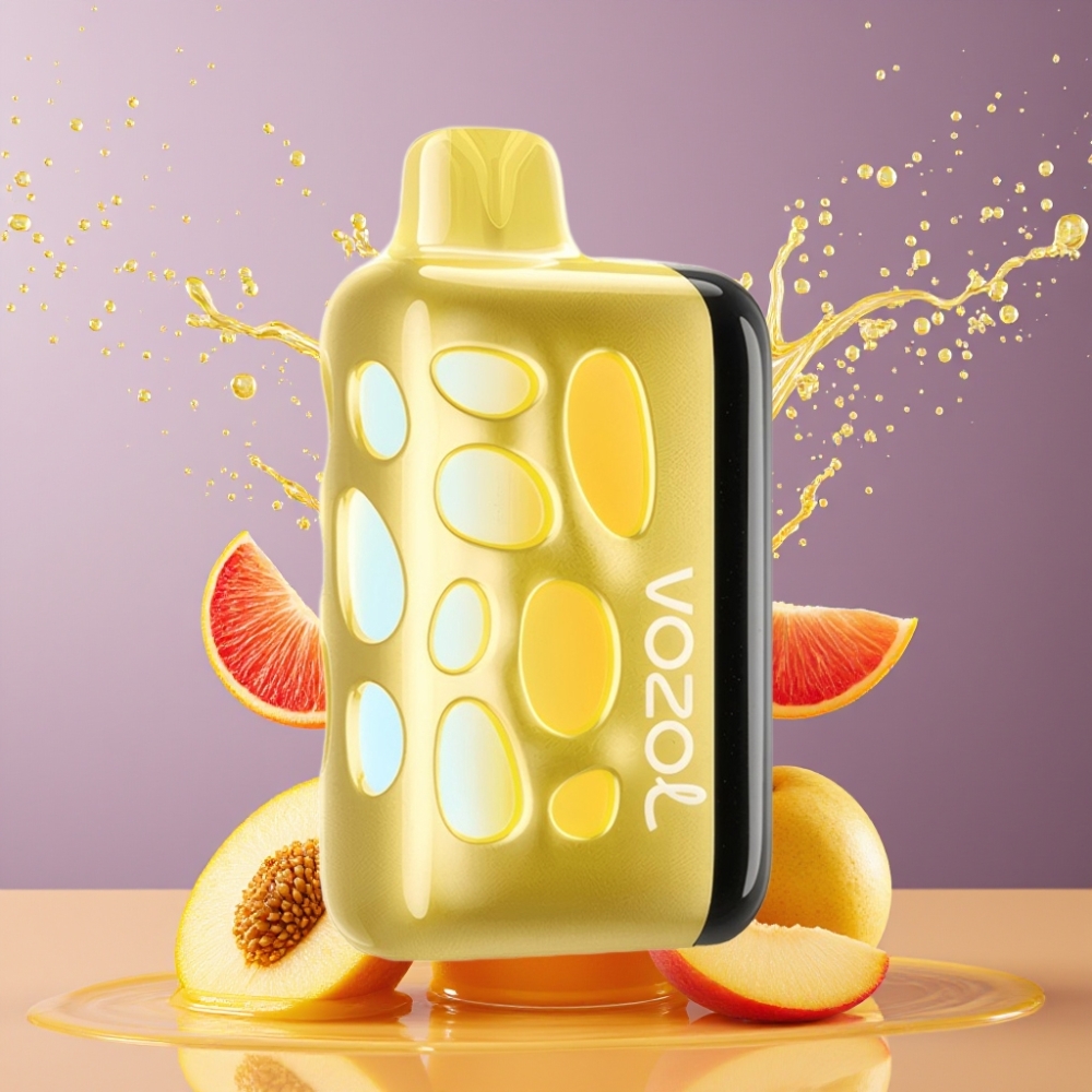 Suomi tukku VOZOL RAVE 40000 Disposable Vape Mango-Persikka 270° Vibrant Glow, Beat-Synced Party Mode, 1000mAh