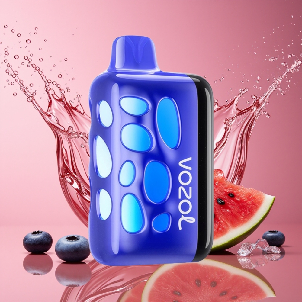 VOZOL RAVE 40000 Suomi tukku - Mustikka-Arbuusi, 270° Hohtava Design, 1000mAh Akku, 20/50mg/ml Nikotiinia