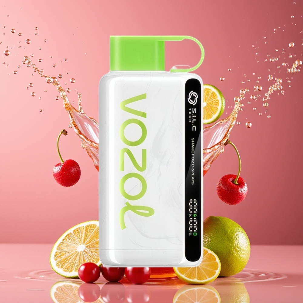 Suomi tukku VOZOL STAR 9000/12000 Disposable Vape Kirsikka-Lime – 9000/12000 Puffs, 650mAh, 30% Nopeampi Lataus, Kierrätetty Muovi