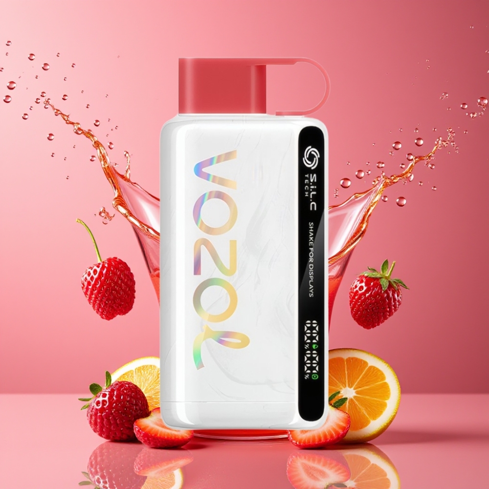 Suomi tukku VOZOL STAR 9000/12000 Disposable Vape Mansikka Vadelma Kirsikka - 12000 Puffs, 650mAh, 30% Nopeampi Lataus, Kierrätetty Muovi
