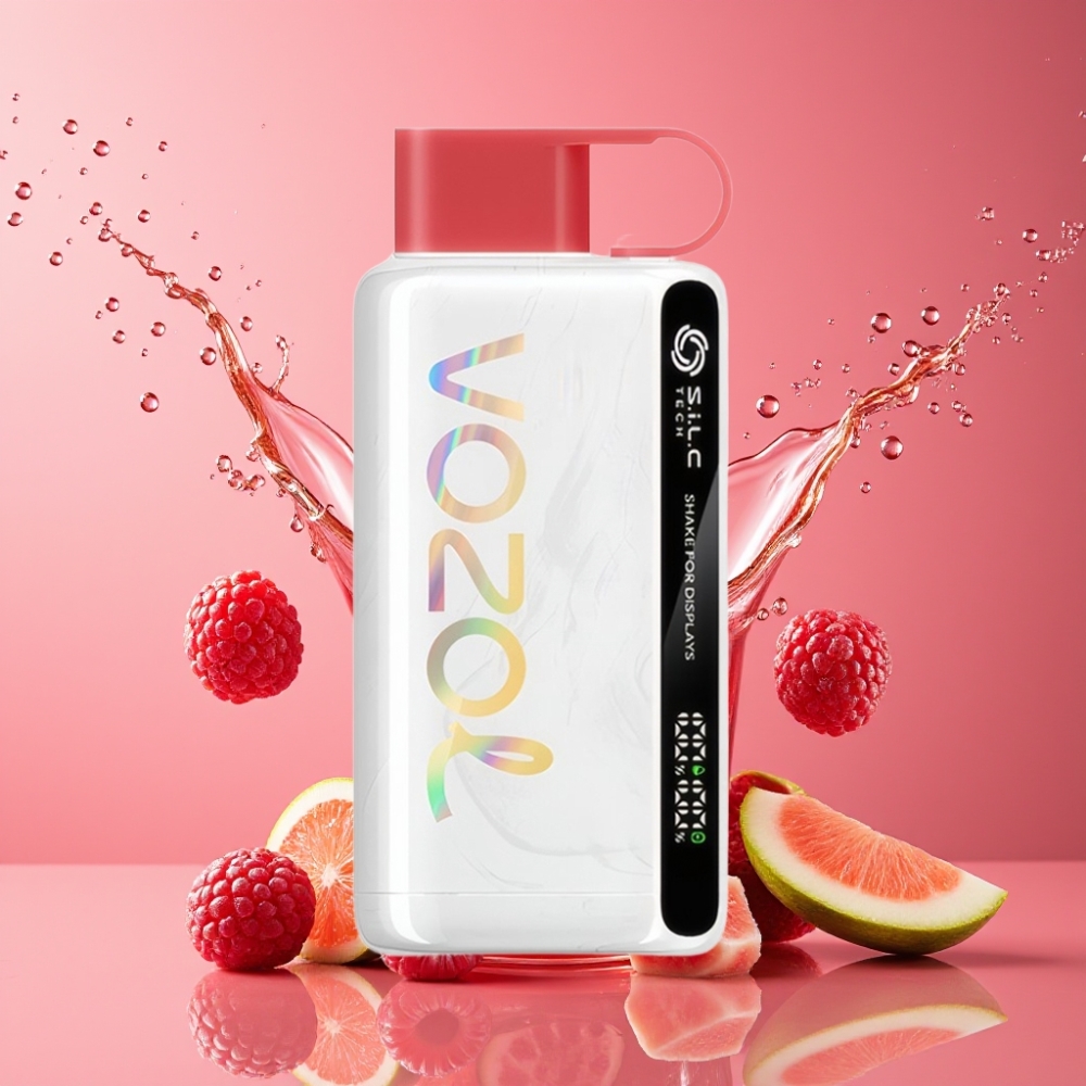 Suomi tukku VOZOL STAR 9000/12000 Disposable Vape Vadelma-Arbuusi, 650mAh Akku, 30% Nopeampi Lataus, Jopa 9000/12000 Tupahdusta