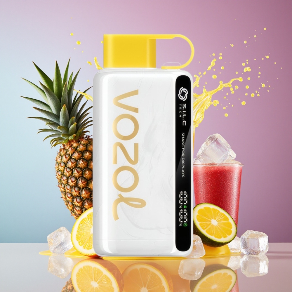 VOZOL STAR 9000/12000 Disposable Vape Ananas-Kookosjää Suomi Tukku – 650mAh Akku, 30% Nopeampi Lataus, Jopa 9000/12000 Tupahdusta