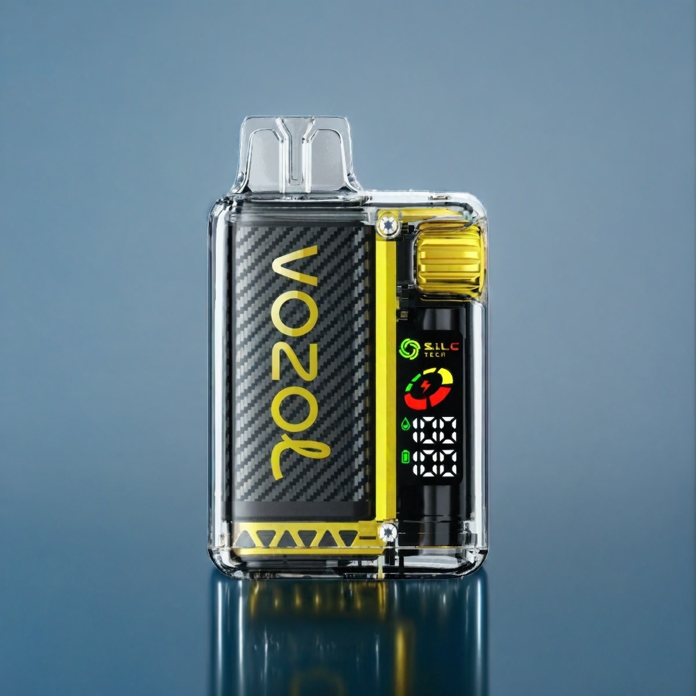 Suomi tukku VOZOL Vista 20000 Puffs Mango Jää 2% Nikotiinia OLED Näytöllä S.i.L.C Tech Dual Mesh Coil 650mAh Akulla