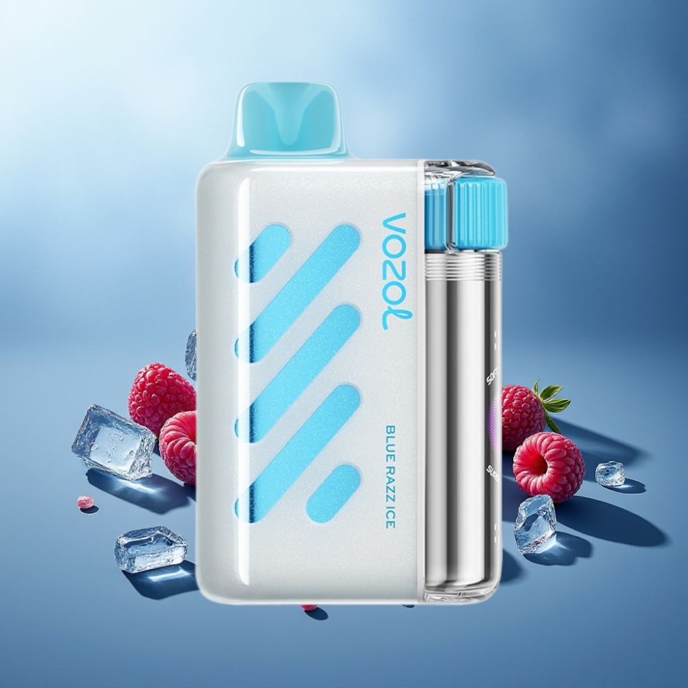 Suomi tukku VOZOL VISTA 40000 Puffs MTL Kertakäyttöinen Vape 1000mAh Nopea lataus Sininen Mansikka-Jää Mesh Coil S.i.L.C Flavor Teknologia